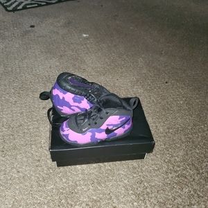 Nike Little posite Pro TD Black/ Purple&Violet